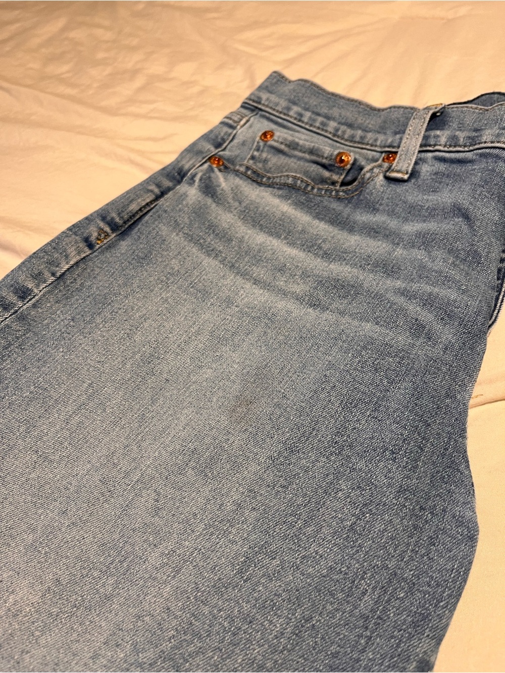 GAP Light Blue Wide-Leg Jeans - Picture 5 of 5